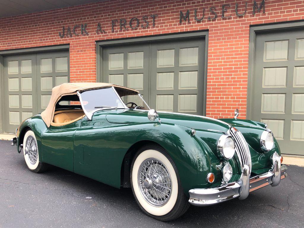 The original Jaguar XK 140 OTS in green