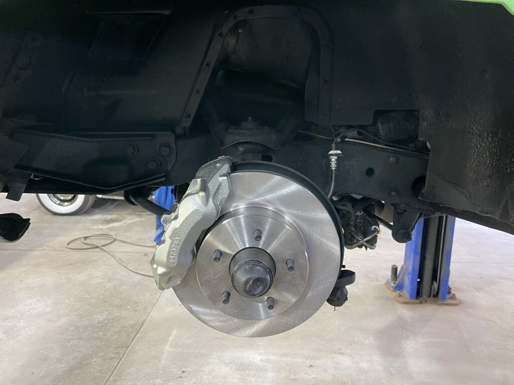 Brake work on a Corvette at Jack Frost Auto